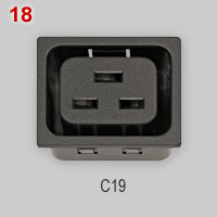 IEC 60320 C19 appliance outlet