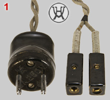 Voight & Haeffner plug and single pin appliance connectors