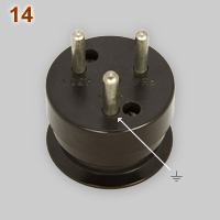 Vynckier 25A 250V 3-pin plug