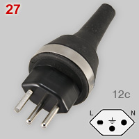Swiss type 12c plug.