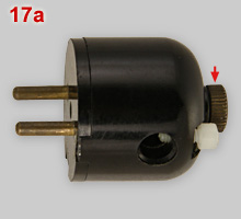 French bi-tension (125-230 Volt) plug