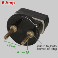 German 6A-250V plug