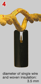 Daki-Buchse with woven cord