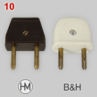 Classic Danish plugs made by HM and B&H