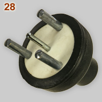Spanish 25A 4-pin plug