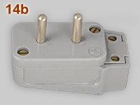 Simon 16A-250V 2-pin plug