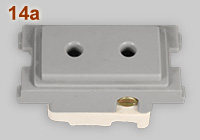 Simon 16A-250V 2-pin socket