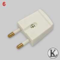 Danish 2-pin 10A plug
