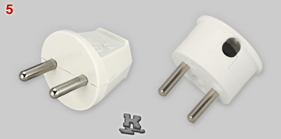CEE 7/2 plugs made by Martin Kaiser