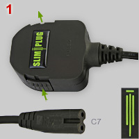 SlimPlug, UK-folding plug
