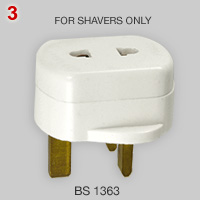 BS 1363 shaver adaptor