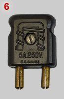 General Electric Co. BS372 2pin 5A plug