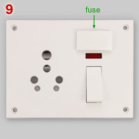 IS 1293 16A and 6A socket