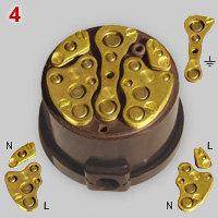 Crater plug, without selector discs