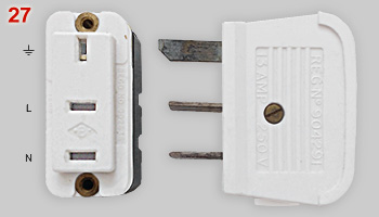 Britmac non-standard 13A-250V plug and socket