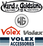 Logos of Ward & Goldstone and Volex