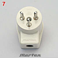 Merten HNA plug with cable side entry