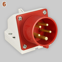IEC 60309 16A 5-pin inlet