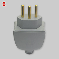 NBR 14139 10A 3-pin plug