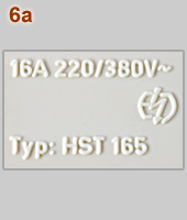 Specicication and logo of unkown 16A 3-phase plug