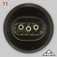 Three-phase 10A 380V socket made by Ernst Mat