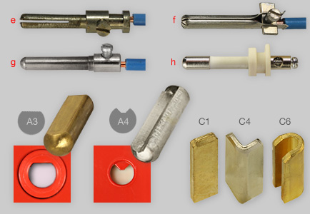 Various round pins
