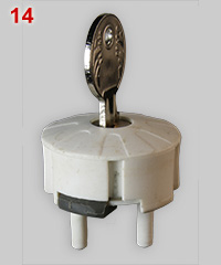 plug with Key lock