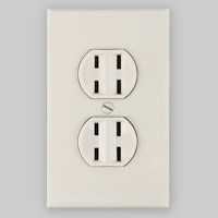 General Electric 4-plug outlet
