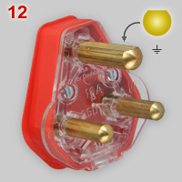 SANS 164-4 dedicated plug, red variant
