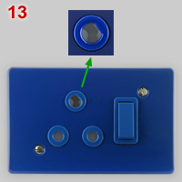 SANS 164-4 dedicated socket, blue variant
