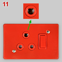 SANS 164-4 dedicated socket, red variant